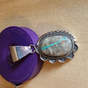 Boulder Turquoise Pendant